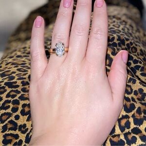 Womens Oval Engagement Ring